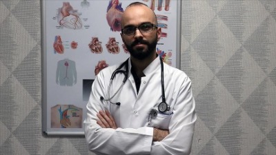 Dr. Omar providing medical care